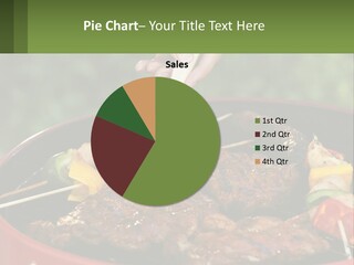 Cooking Barbecue Meat PowerPoint Template