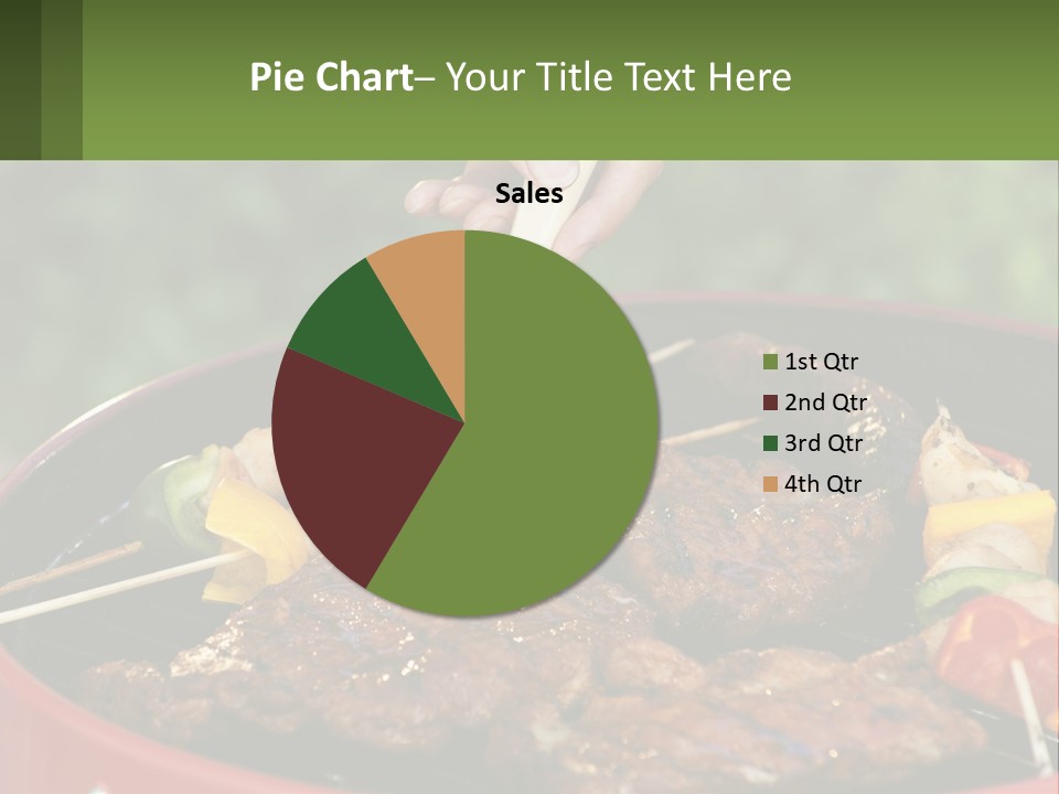 Cooking Barbecue Meat PowerPoint Template