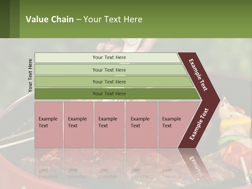 Cooking Barbecue Meat PowerPoint Template