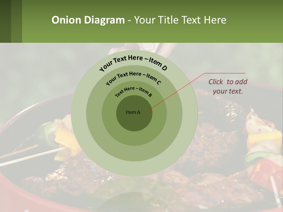 Cooking Barbecue Meat PowerPoint Template