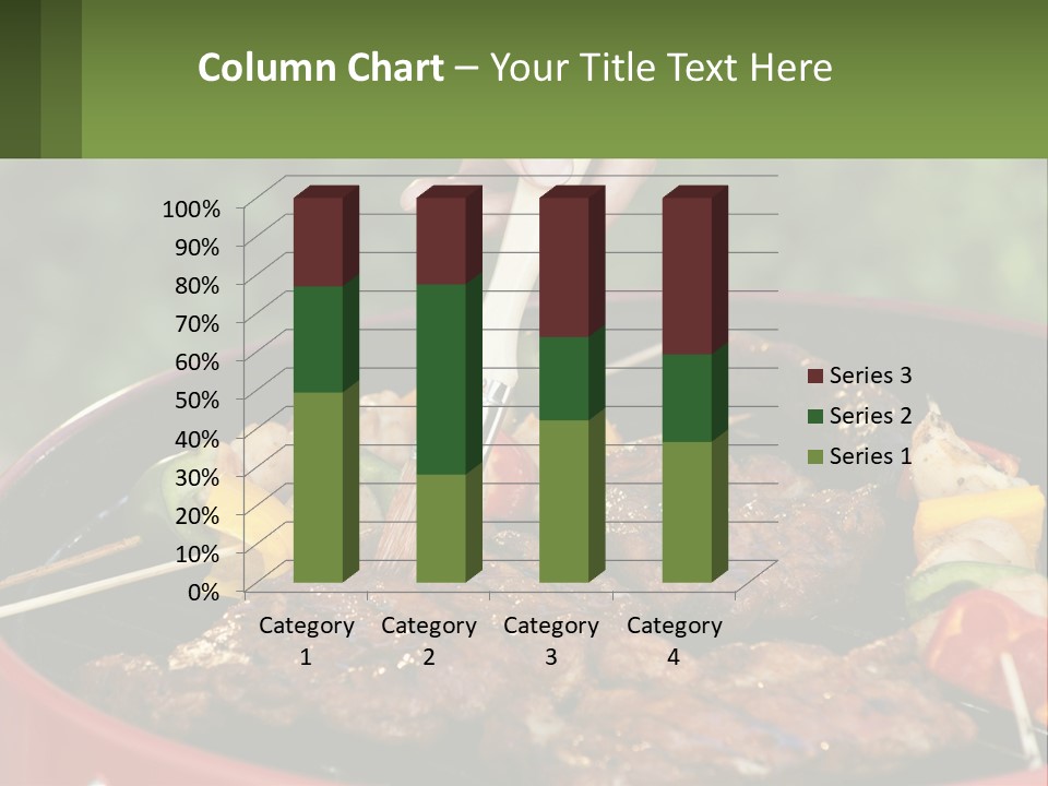 Cooking Barbecue Meat PowerPoint Template