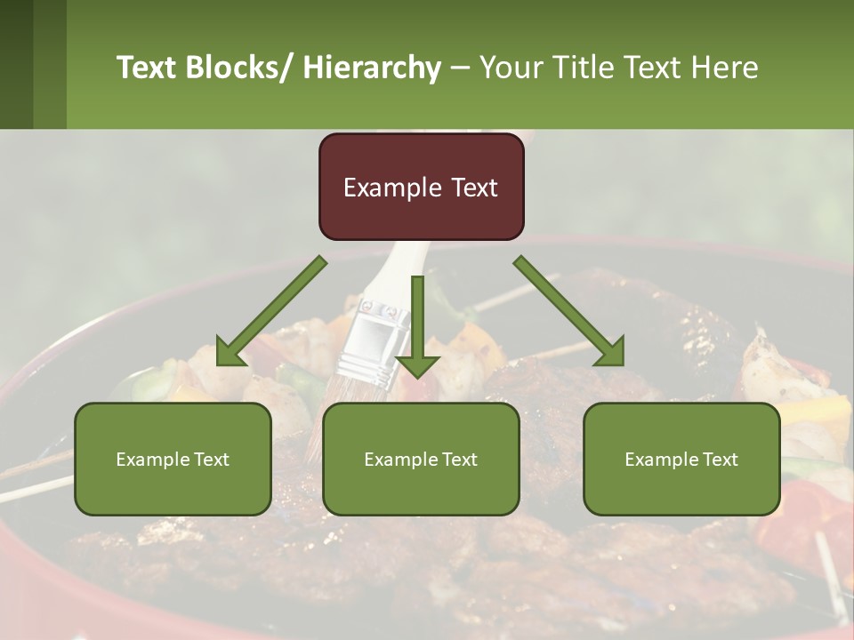Cooking Barbecue Meat PowerPoint Template