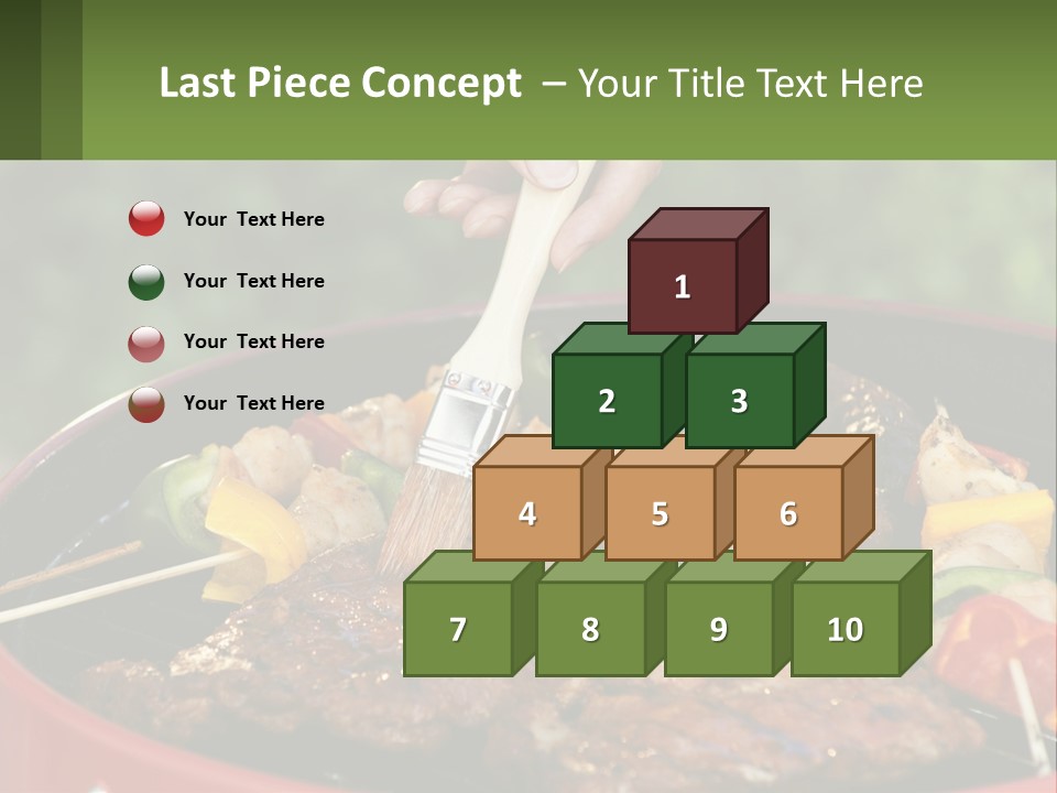 Cooking Barbecue Meat PowerPoint Template