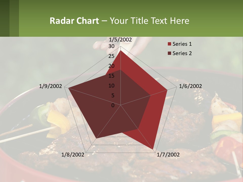 Cooking Barbecue Meat PowerPoint Template