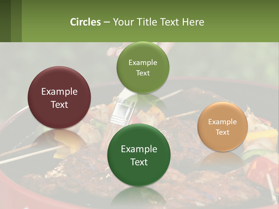 Cooking Barbecue Meat PowerPoint Template