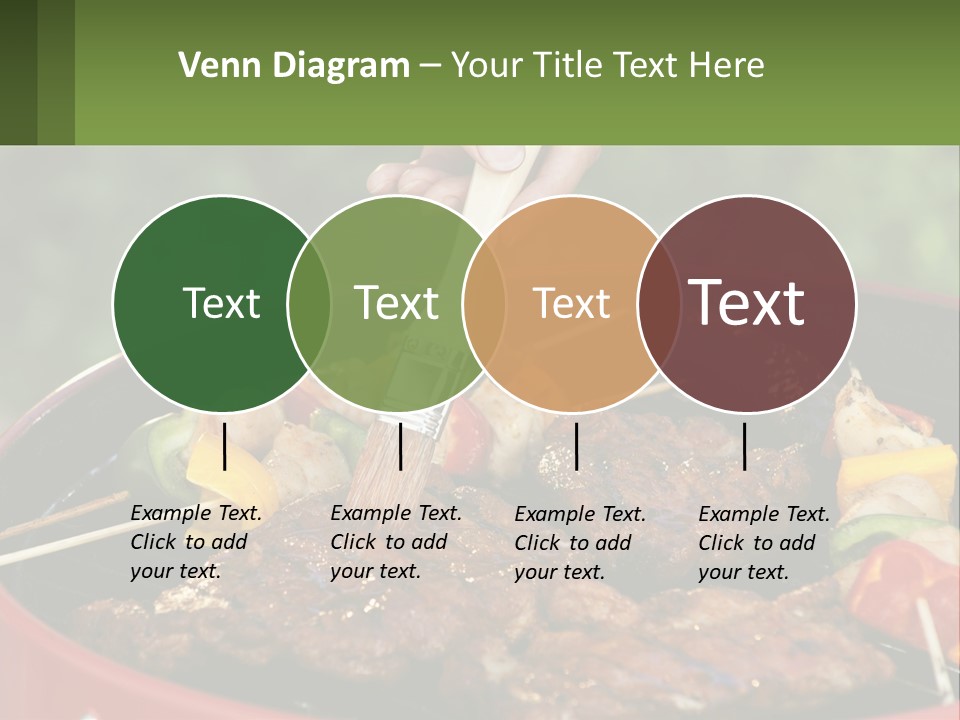 Cooking Barbecue Meat PowerPoint Template