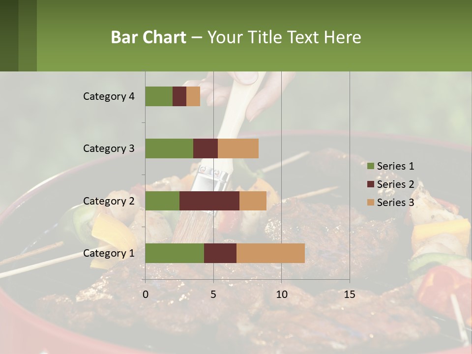 Cooking Barbecue Meat PowerPoint Template