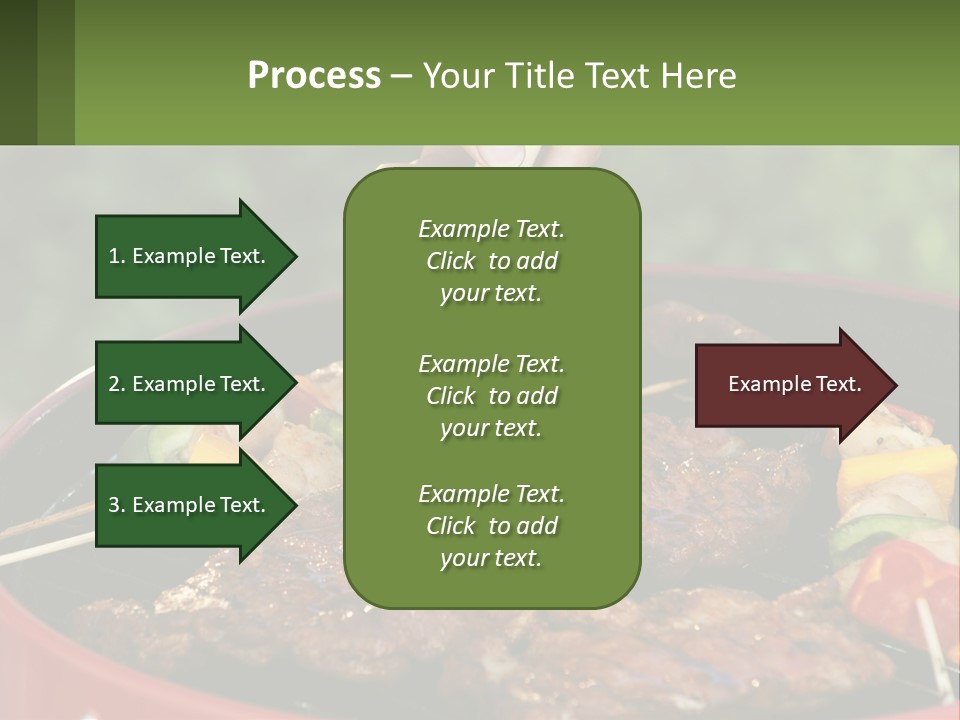 Cooking Barbecue Meat PowerPoint Template
