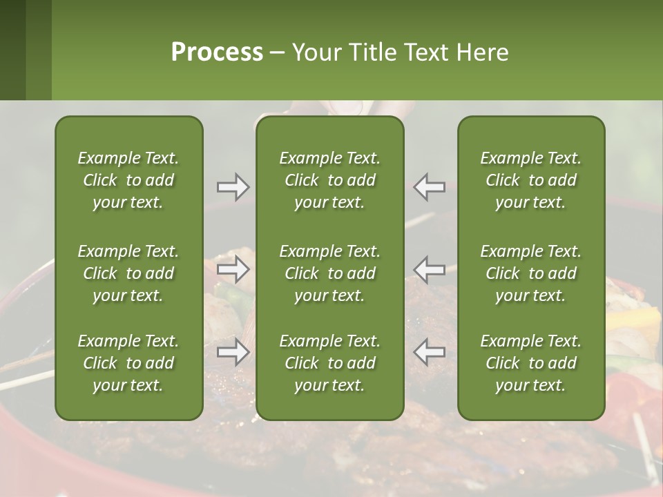 Cooking Barbecue Meat PowerPoint Template