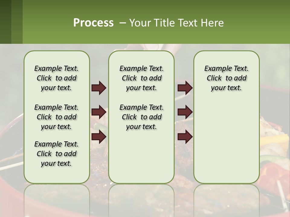 Cooking Barbecue Meat PowerPoint Template