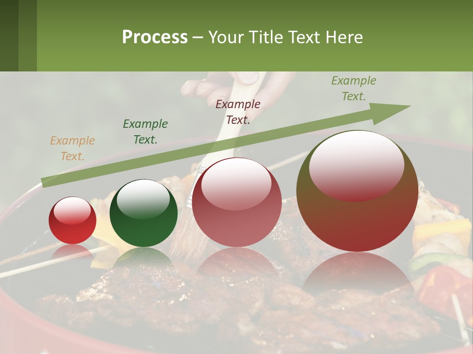 Cooking Barbecue Meat PowerPoint Template