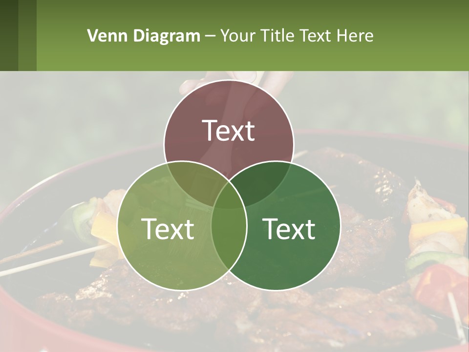 Cooking Barbecue Meat PowerPoint Template