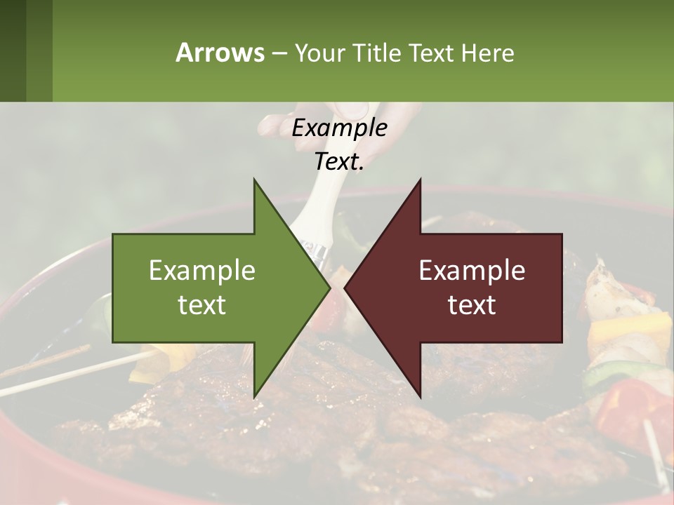 Cooking Barbecue Meat PowerPoint Template