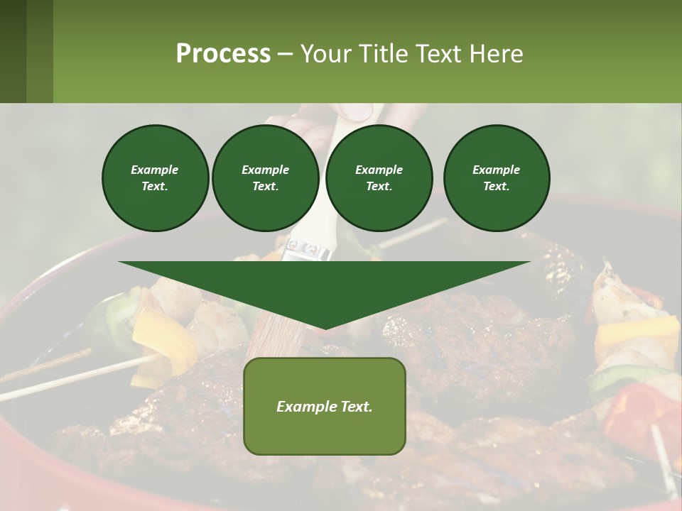 Cooking Barbecue Meat PowerPoint Template