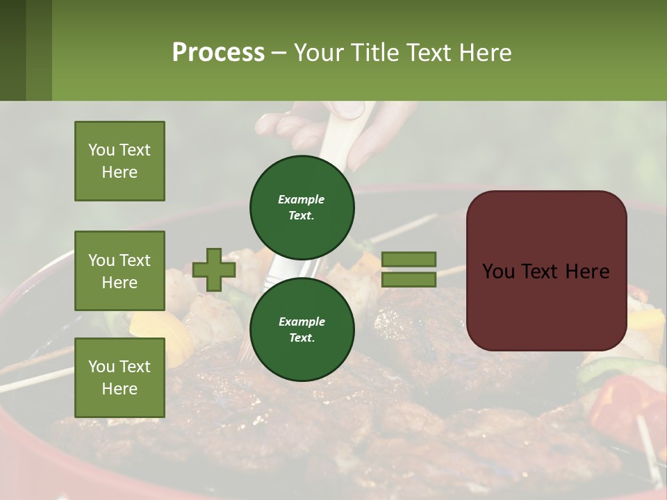 Cooking Barbecue Meat PowerPoint Template