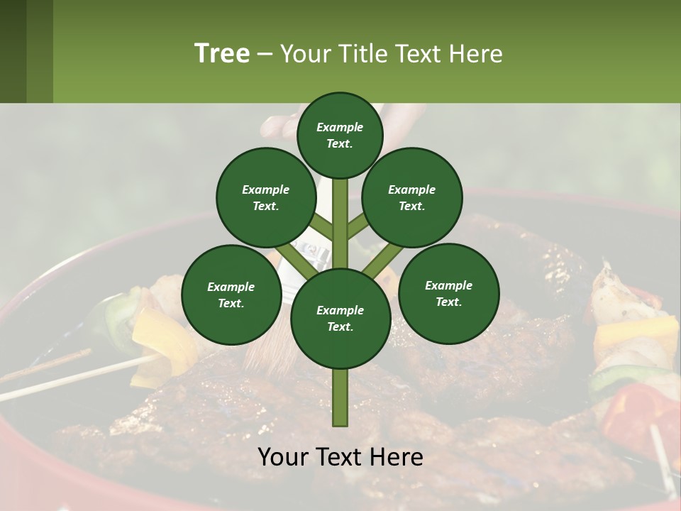 Cooking Barbecue Meat PowerPoint Template