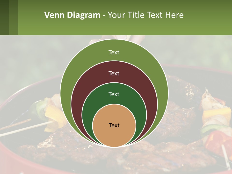 Cooking Barbecue Meat PowerPoint Template