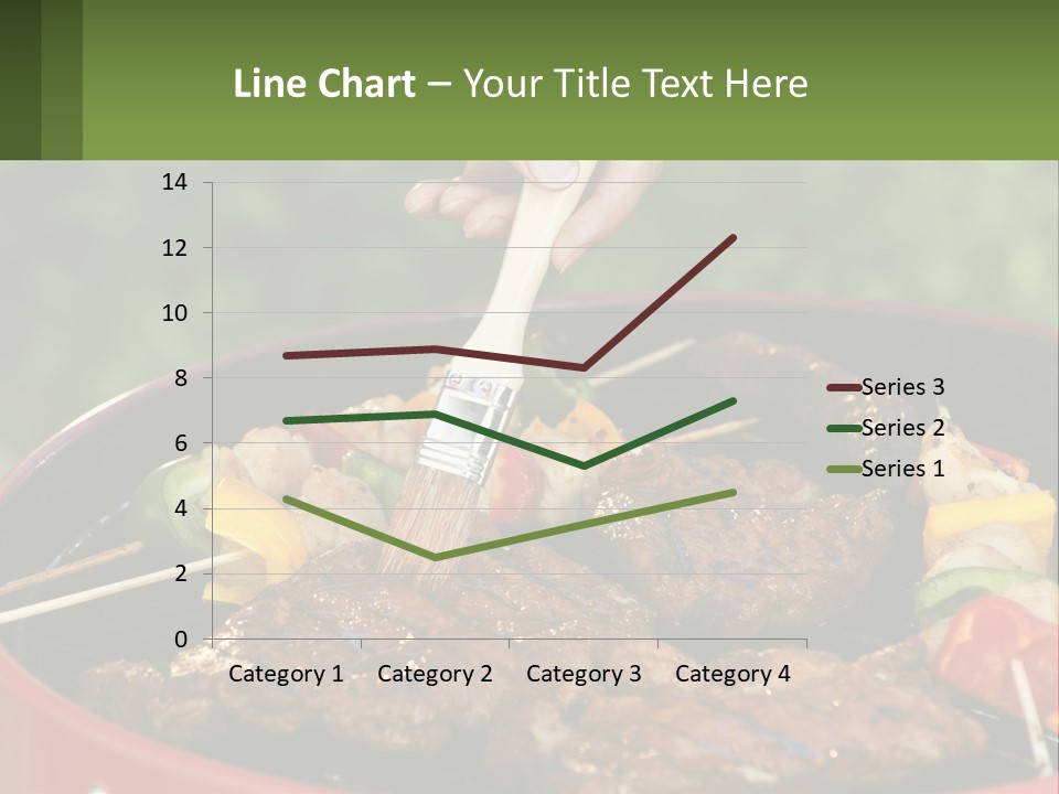 Cooking Barbecue Meat PowerPoint Template