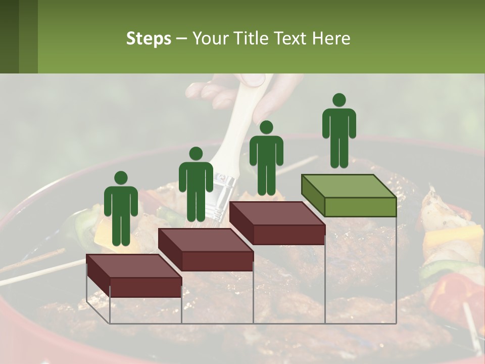 Cooking Barbecue Meat PowerPoint Template