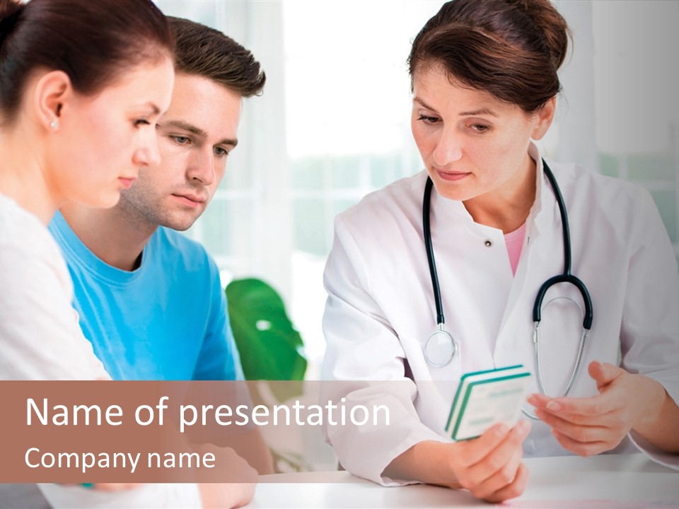 The Therapist Tells The Diagnosis PowerPoint Template