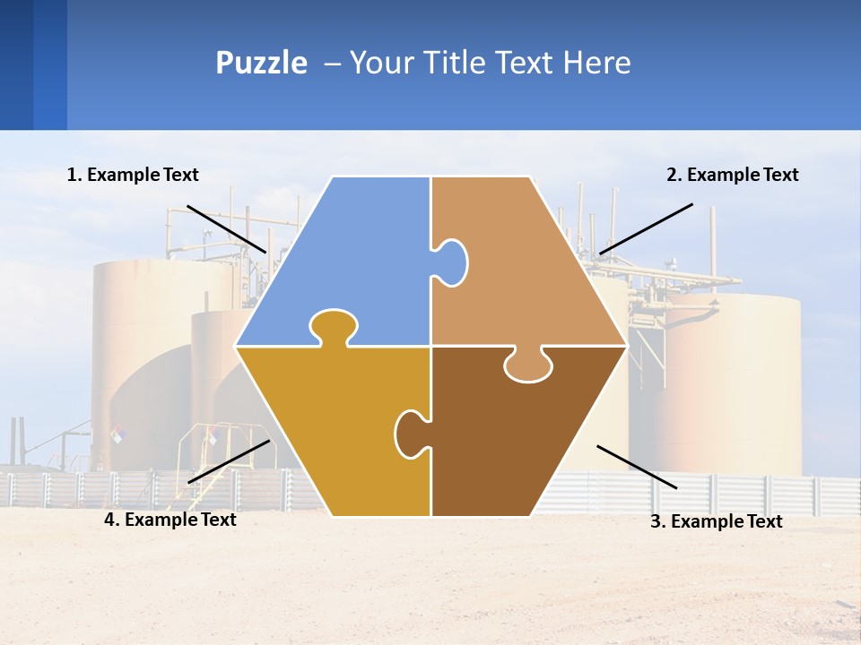 Barrels For Storage And Processing Of Oil Products PowerPoint Template