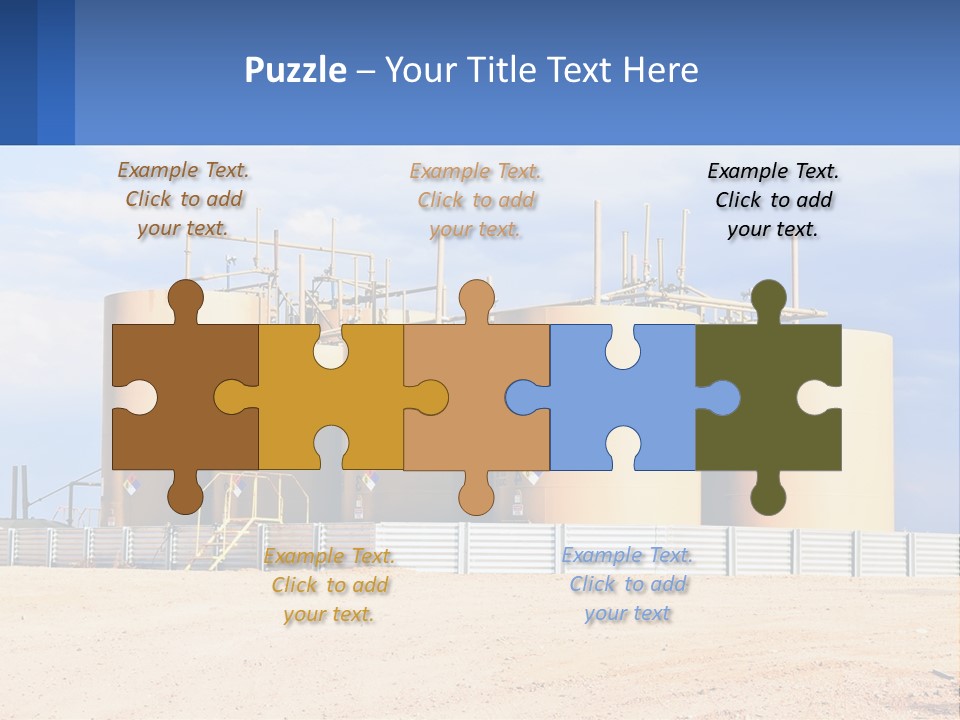 Barrels For Storage And Processing Of Oil Products PowerPoint Template