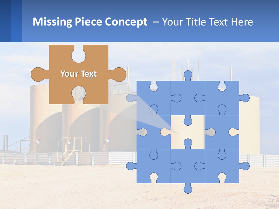 Barrels For Storage And Processing Of Oil Products PowerPoint Template