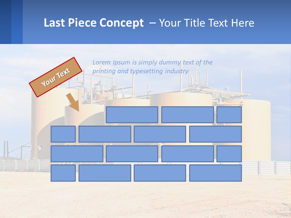 Barrels For Storage And Processing Of Oil Products PowerPoint Template