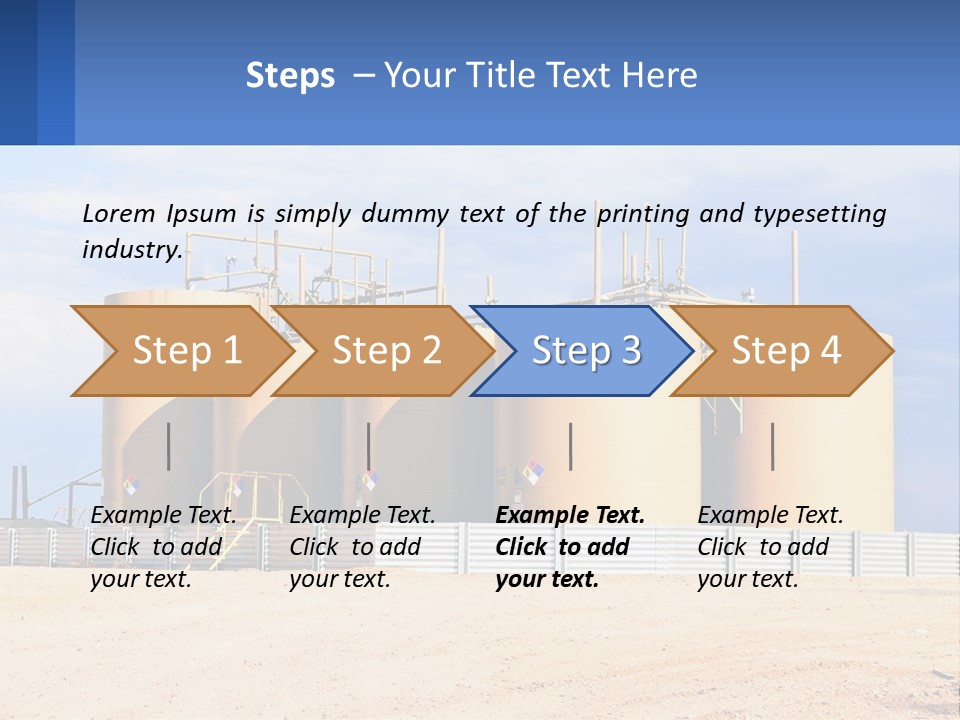Barrels For Storage And Processing Of Oil Products PowerPoint Template