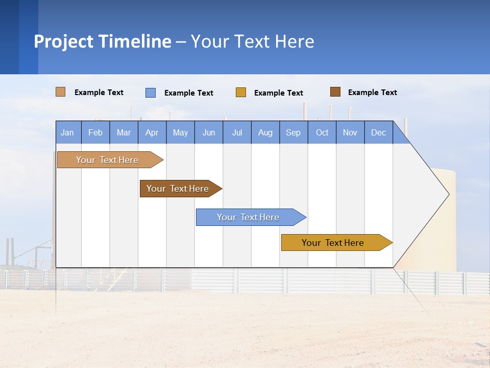 Barrels For Storage And Processing Of Oil Products PowerPoint Template
