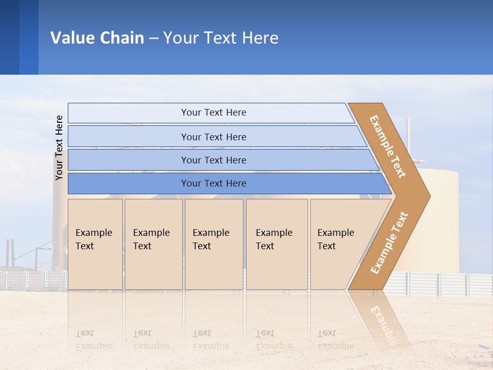 Barrels For Storage And Processing Of Oil Products PowerPoint Template
