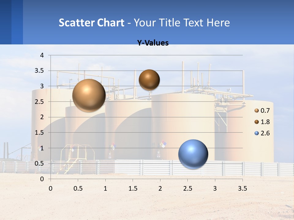 Barrels For Storage And Processing Of Oil Products PowerPoint Template