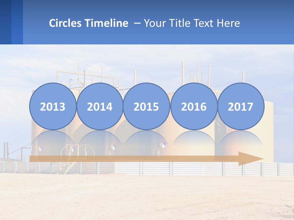Barrels For Storage And Processing Of Oil Products PowerPoint Template