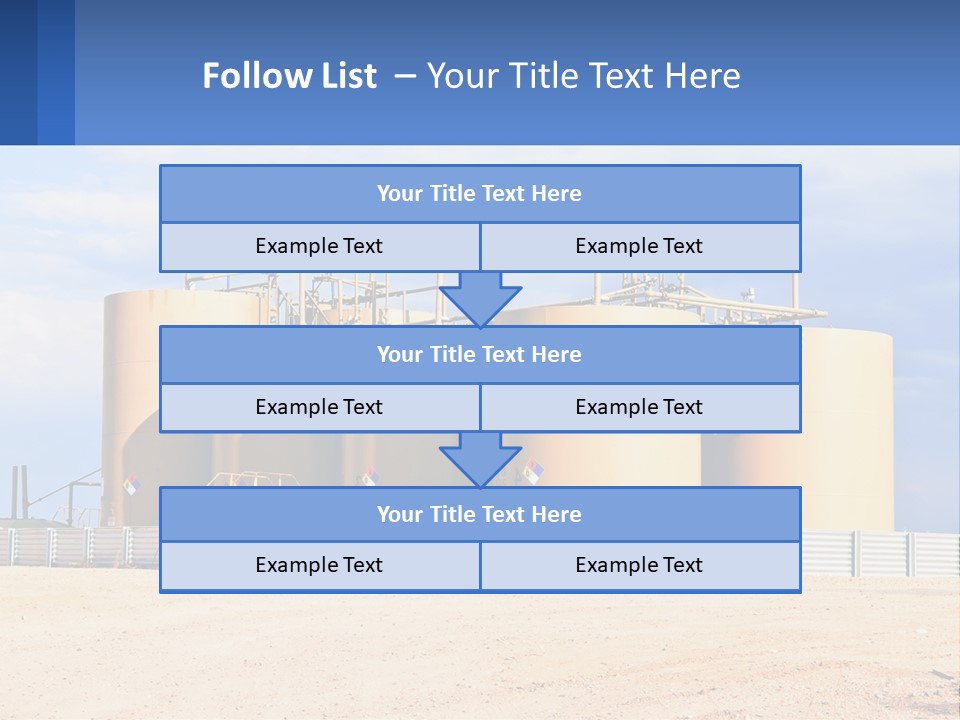 Barrels For Storage And Processing Of Oil Products PowerPoint Template