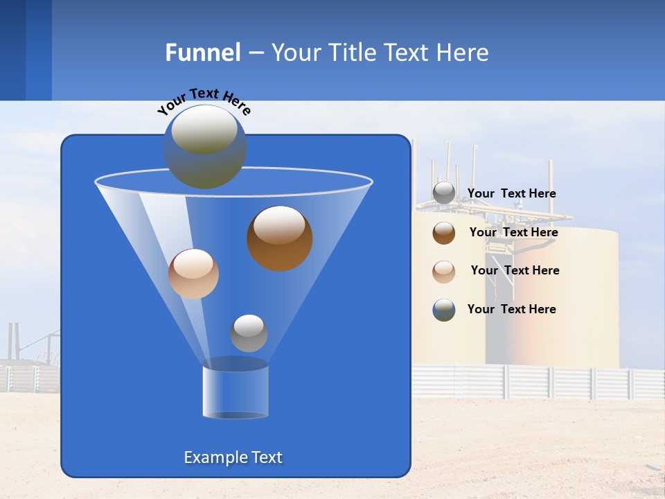 Barrels For Storage And Processing Of Oil Products PowerPoint Template