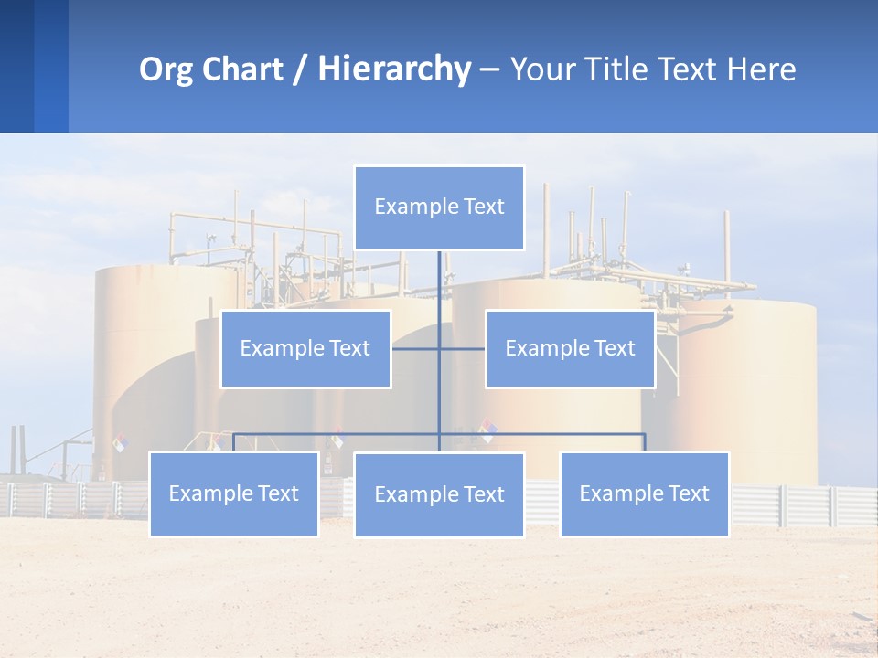 Barrels For Storage And Processing Of Oil Products PowerPoint Template