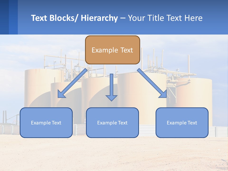 Barrels For Storage And Processing Of Oil Products PowerPoint Template