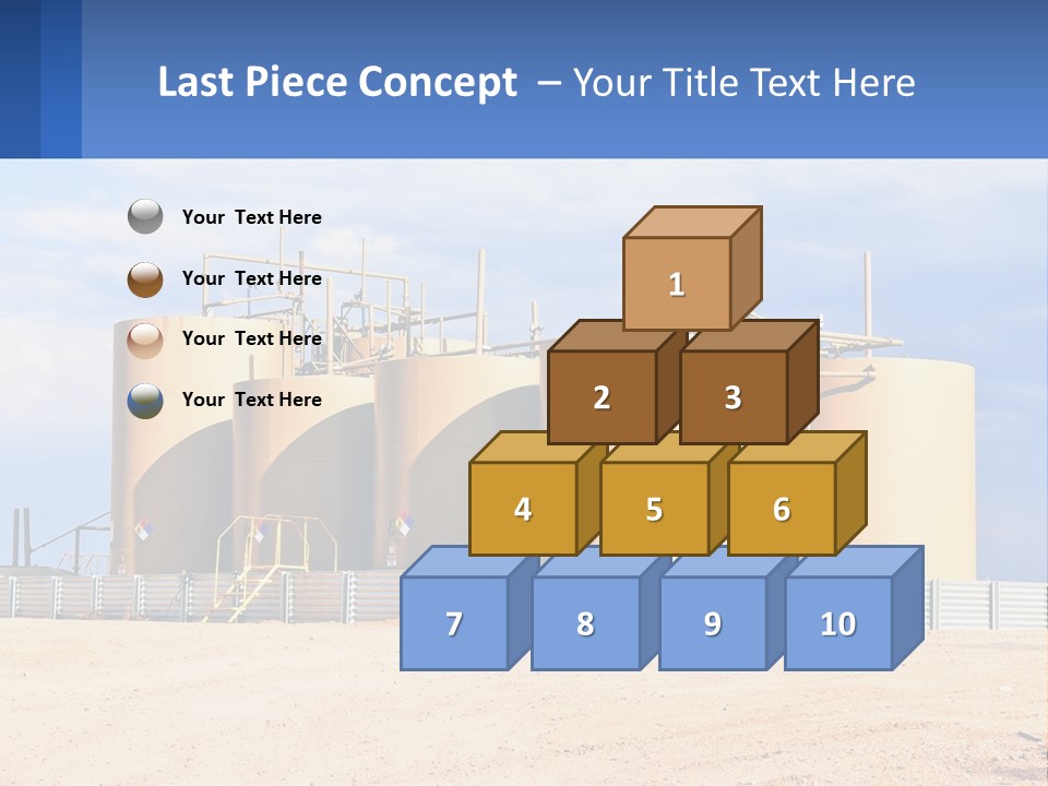Barrels For Storage And Processing Of Oil Products PowerPoint Template