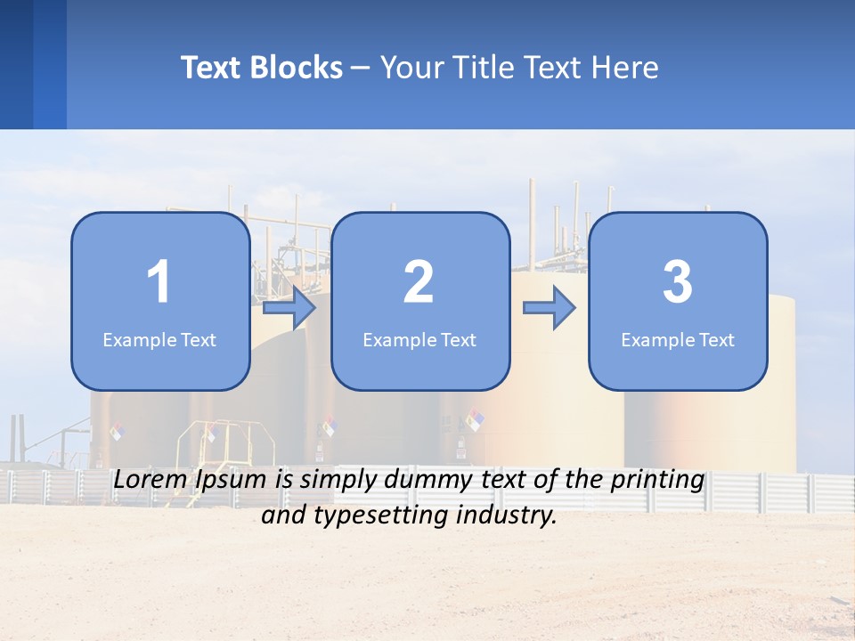 Barrels For Storage And Processing Of Oil Products PowerPoint Template