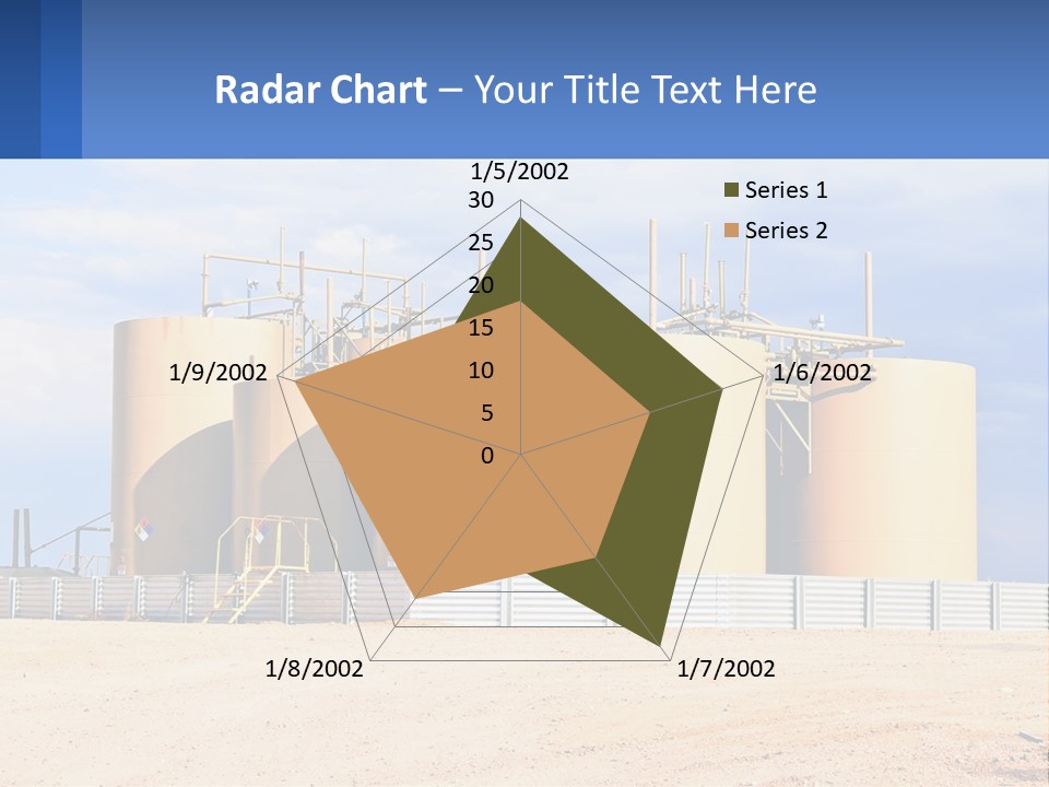 Barrels For Storage And Processing Of Oil Products PowerPoint Template