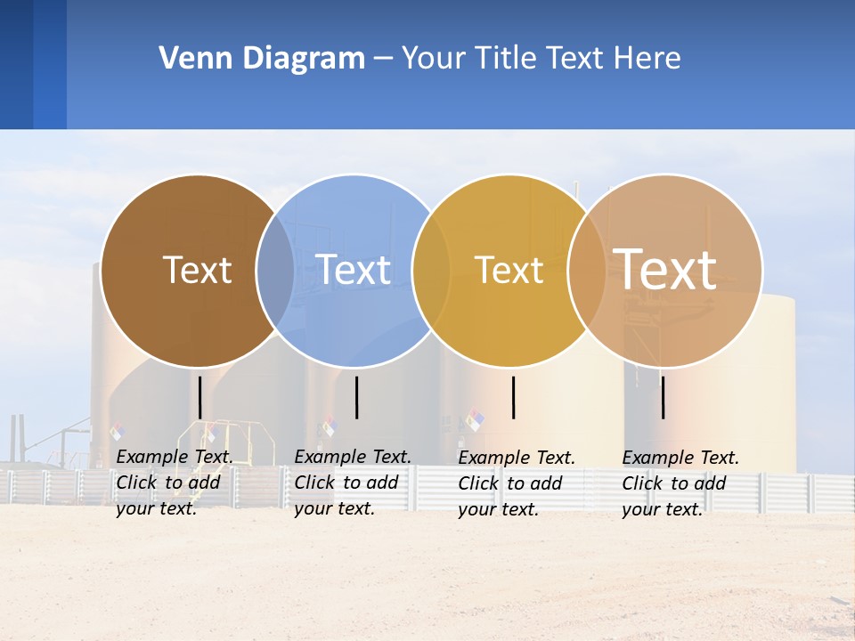 Barrels For Storage And Processing Of Oil Products PowerPoint Template