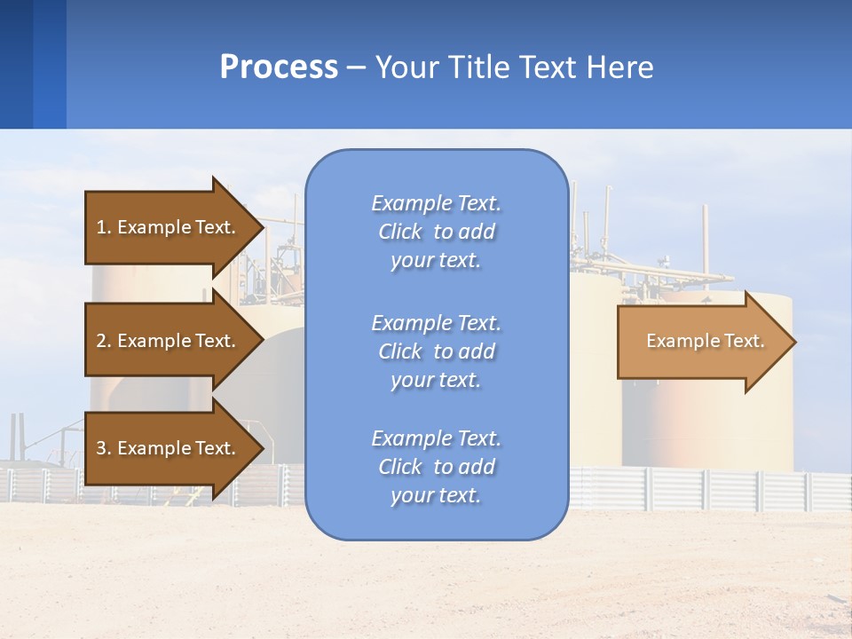 Barrels For Storage And Processing Of Oil Products PowerPoint Template