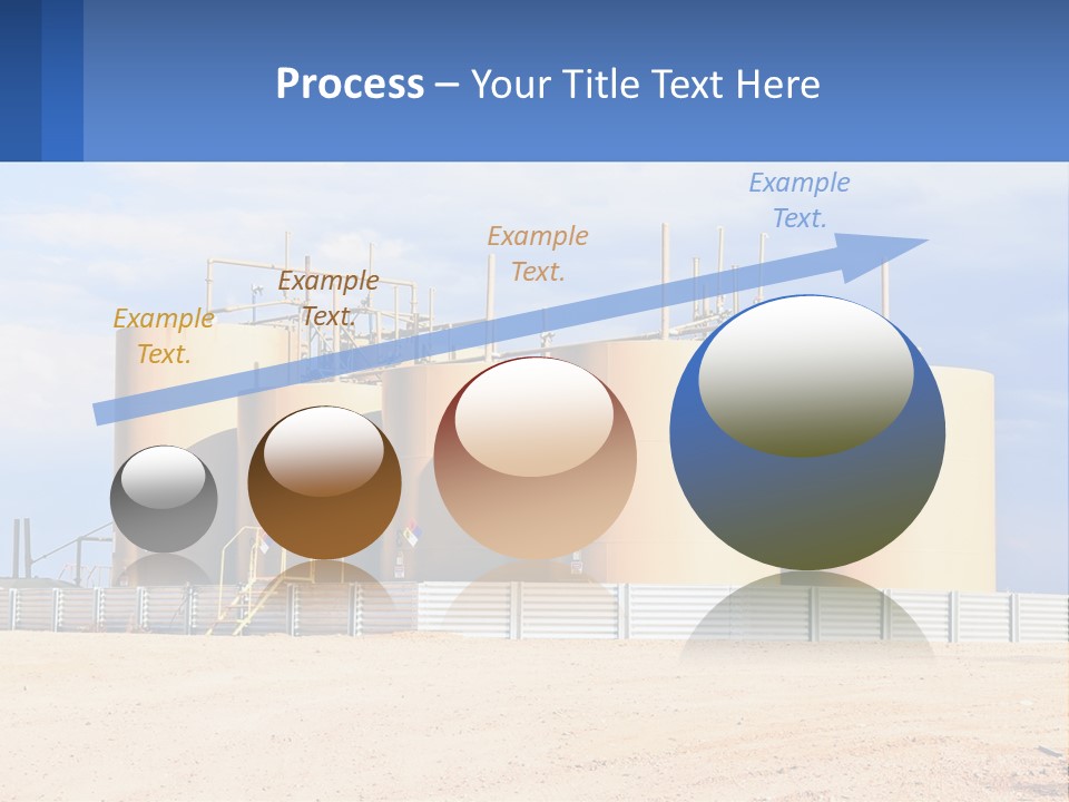 Barrels For Storage And Processing Of Oil Products PowerPoint Template