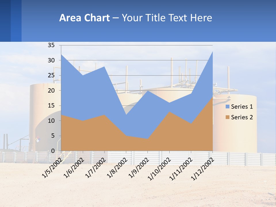 Barrels For Storage And Processing Of Oil Products PowerPoint Template