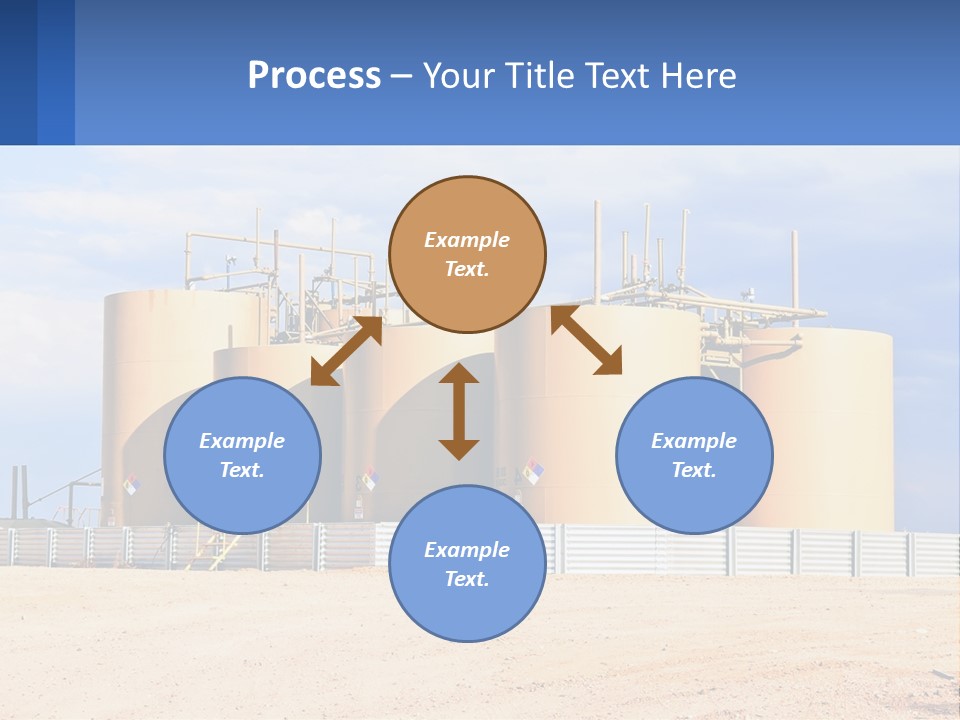 Barrels For Storage And Processing Of Oil Products PowerPoint Template