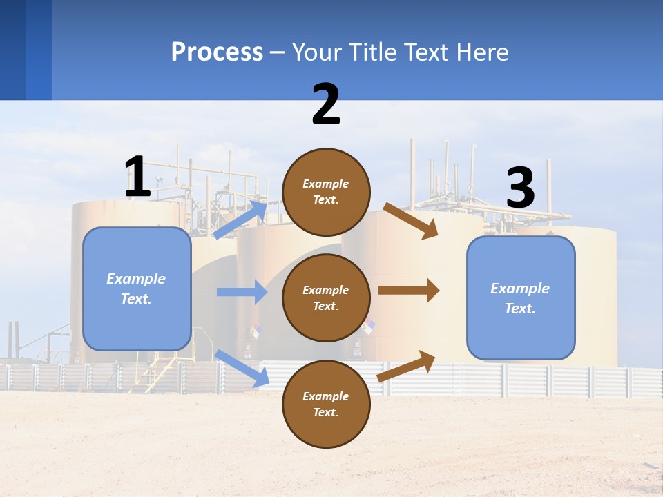 Barrels For Storage And Processing Of Oil Products PowerPoint Template