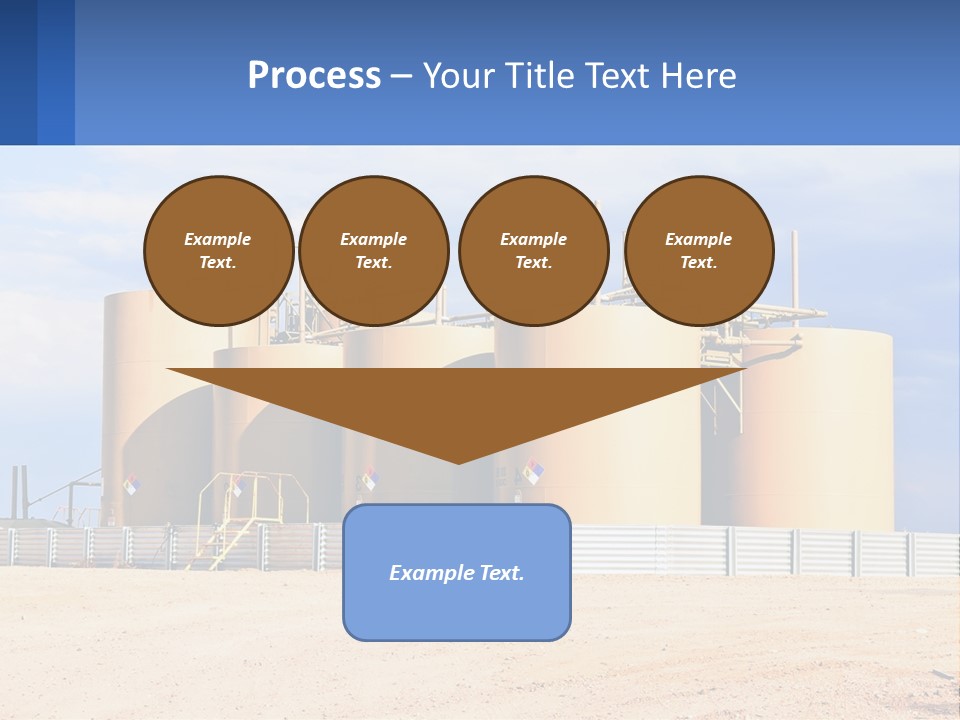 Barrels For Storage And Processing Of Oil Products PowerPoint Template