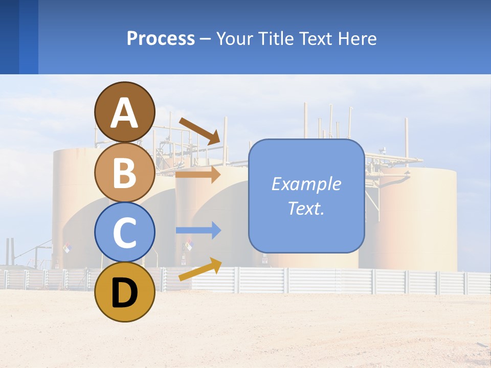 Barrels For Storage And Processing Of Oil Products PowerPoint Template
