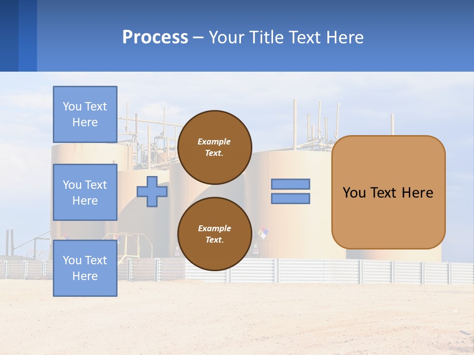 Barrels For Storage And Processing Of Oil Products PowerPoint Template