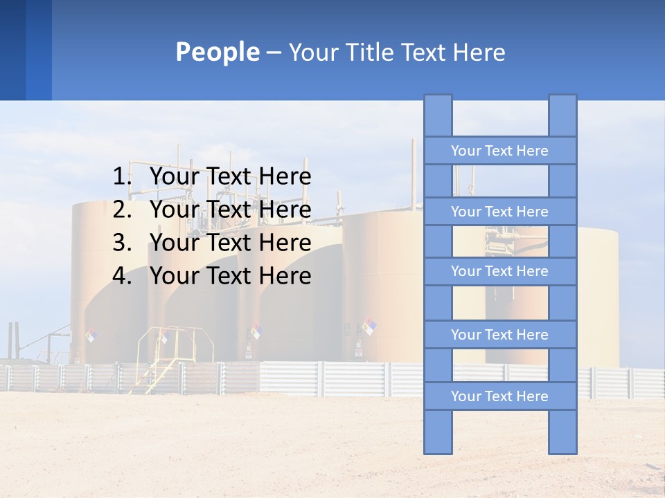 Barrels For Storage And Processing Of Oil Products PowerPoint Template